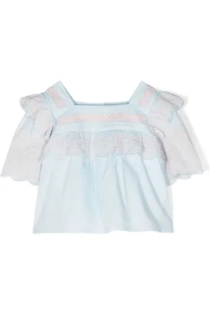 Stella McCartney Haut en coton à broderies
