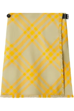 Burberry Kilt frangé à carreaux