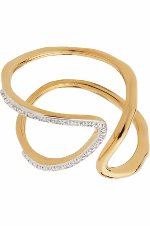 Monica Vinader Bague Riva à design asymétrique