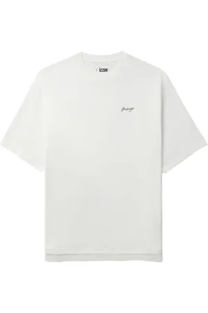 Izzue T-shirt en coton à plaque logo