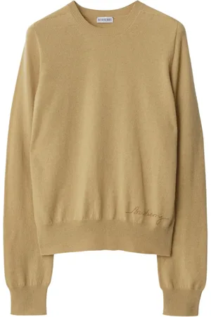 Burberry Pull en cachemire à logo brodé