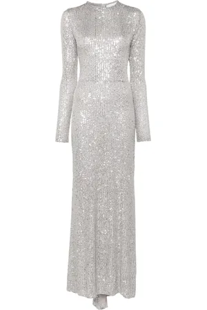 Atu Body Couture Robe longue brodée de sequins
