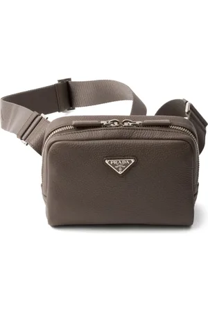 Prada Sac Brique en cuir Saffiano