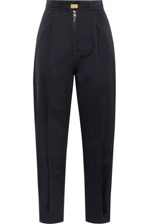Elisabetta Franchi Pantalon ample à taille ceinturée