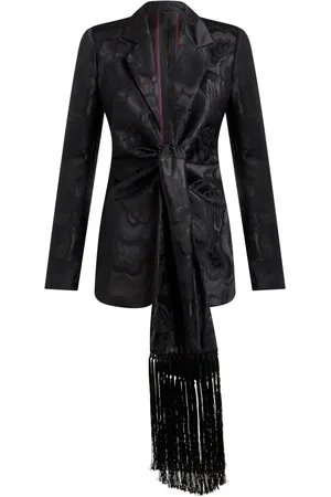 Etro Veste en jacquard à détail de foulard