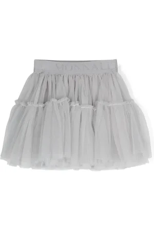 MONNALISA Jupe en tulle à logo jacquard