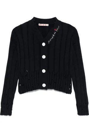 Marni Cardigan à logo brodé