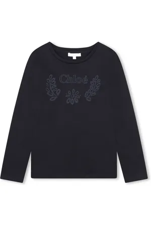 Chloé T-shirt en coton à logo brodé