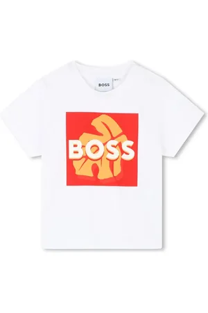 HUGO BOSS T-shirt à imprimé feuillage