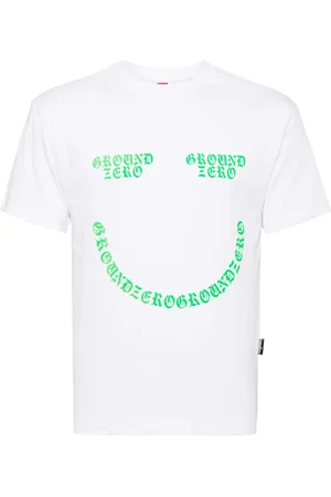 Ground Zero T-shirt en coton à logo imprimé