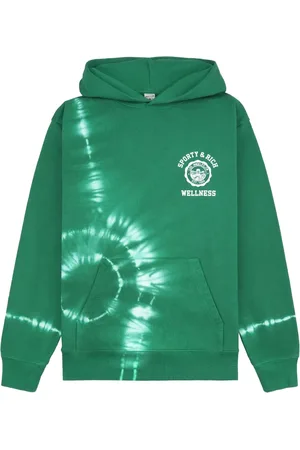 Sporty & Rich Hoodie Emblem à effet tie-dye