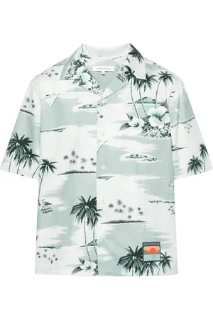 Maison Kitsuné Chemise à imprimé graphique
