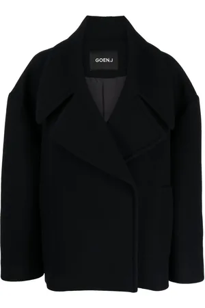 GOEN.J Trench crop à boutonnière croisée