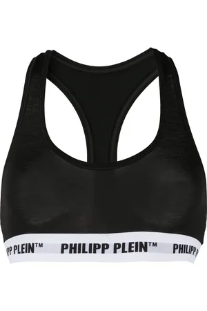 Philipp Plein Brassière de sport à bande logo