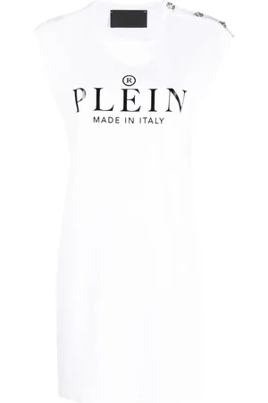 Philipp Plein Robe à logo imprimé