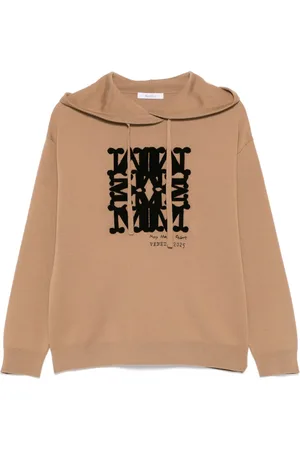 Max Mara Hoodie à logo floqué