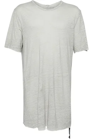 ISAAC SELLAM EXPERIENCE T-shirt en lin à sangles en cuir