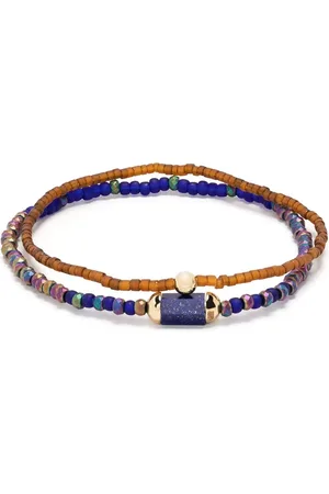 LUIS MORAIS Bracelet en or 14ct serti de lapis lazuli