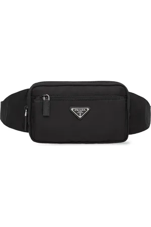 Prada Sac banane à plaque logo