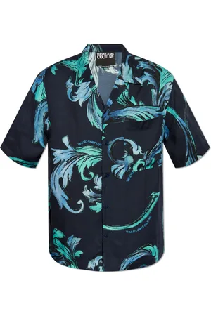 VERSACE T-shirt à imprimé code-barres