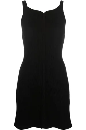 Courrèges Robe courte ajustée à encolure cœur