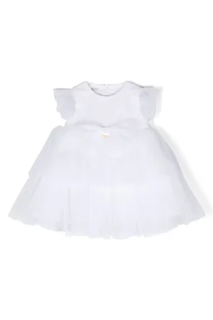 Le Bebé Enfant Robe à superposition en tulle