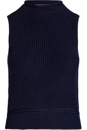 Ralph Lauren Haut en maille à design nervuré