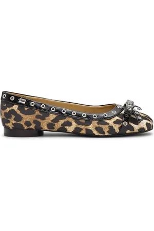 Ganni Ballerines à détails d’œillets