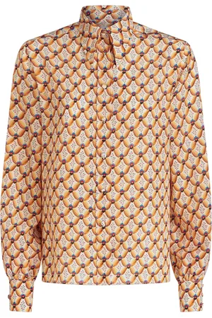 Etro Chemise en soie à fleurs