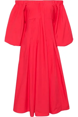REJINA PYO Robe mi-longue Greta en coton biologique