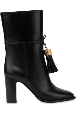 Moschino Bottines en cuir à breloques