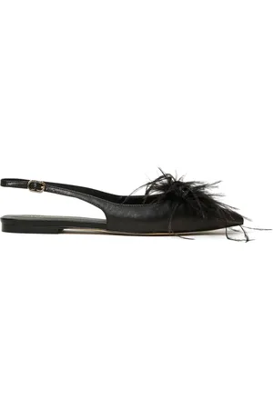 Twin-Set Ballerines à détail de plumes