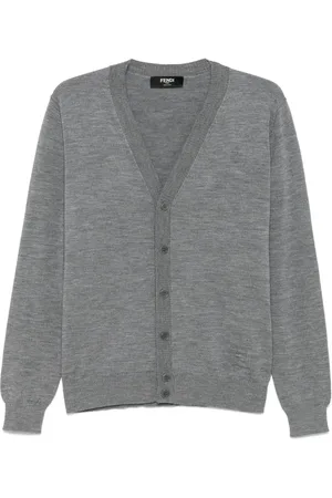 Fendi Cardigan à logo embossé