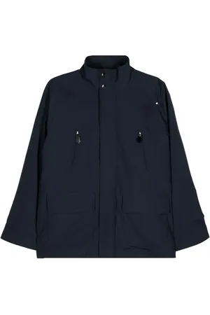 MAN ON THE BOON. Veste zippée à design superposé
