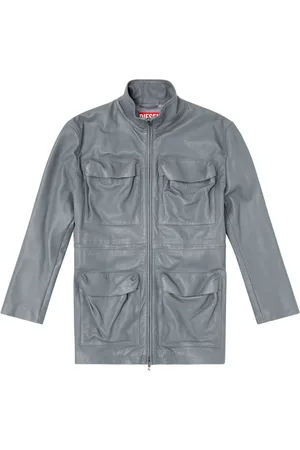 Diesel Veste L-Wen en cuir