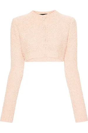 Fabiana Filippi Cardigan en tweed à coupe crop