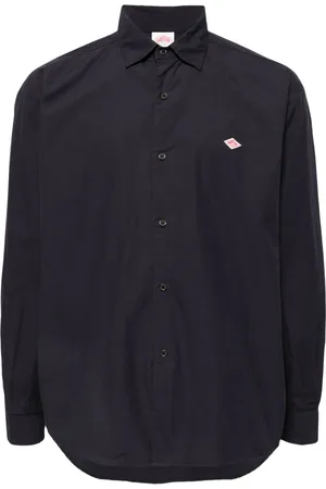 DANTON Chemise en coton à logo appliqué