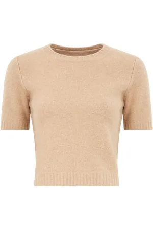 Maison Margiela Pull en laine à coupe crop