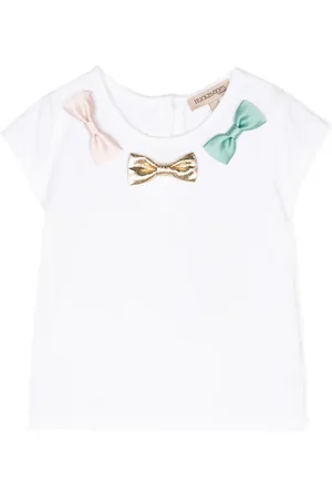 HUCKLEBONES LONDON T-shirt à détail de nœud
