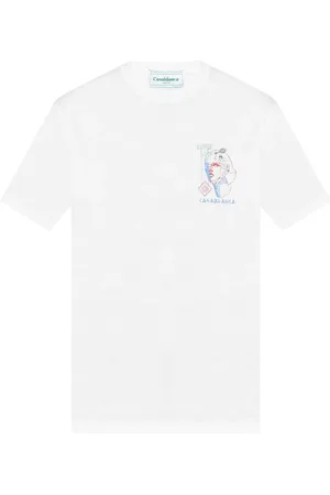 Casablanca T-shirt en coton à imprimé graphique