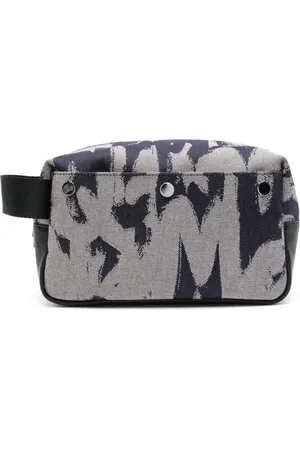 Alexander McQueen Trousse de toilette à logo imprimé