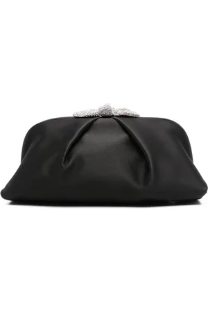 Aquazzura Pochette Very Bow Tie Crystal