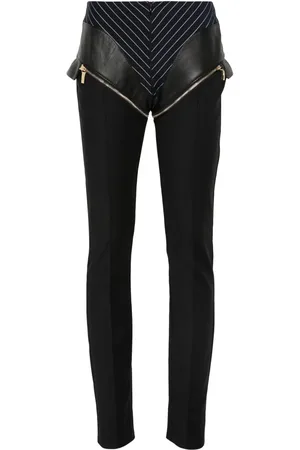 MITILIANE COUTURE Pantalon zippé à empiècements
