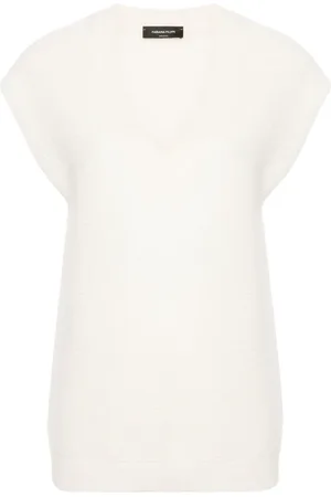 Fabiana Filippi Gilet en maille à col v