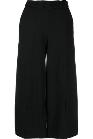 Twin-Set Pantalon taille-haute à plaque logo
