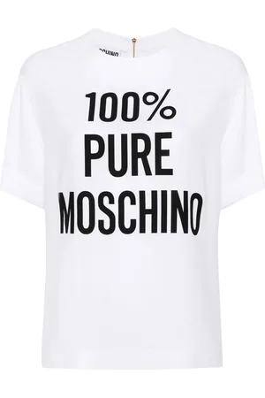 Moschino T-shirt à slogan imprimé