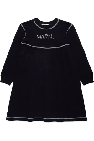 Marni Robe à logo brodé