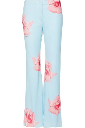 Kenzo Pantalon évasé à fleurs