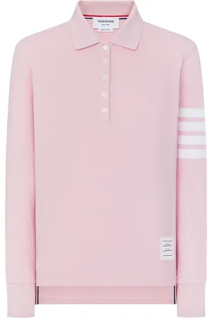 Thom Browne Polo rayé à manches longues