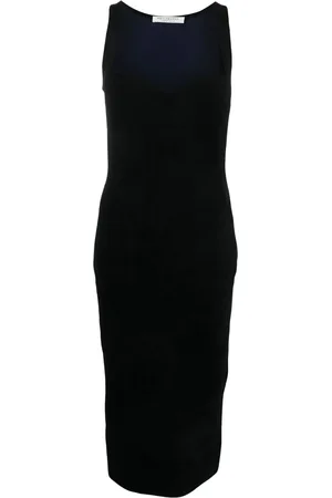 Serafini Robe sans manches à encolure cœur